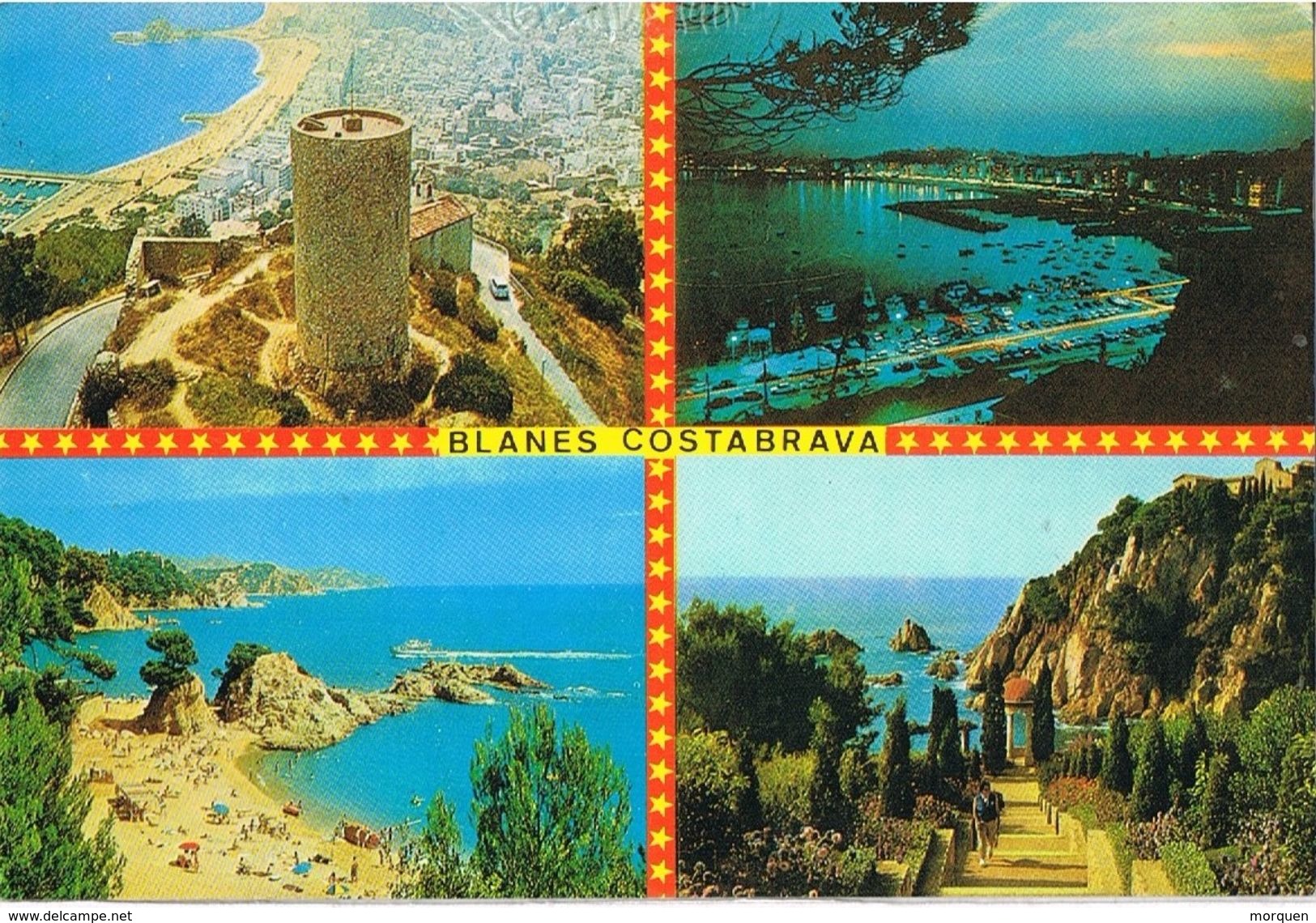 26670. Postal BLANES (Gerona) 1985. Vistas Varias - Cartas & Documentos