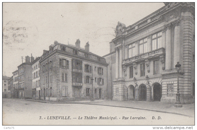 Lunéville 54 - Théâtre Rue Lorraine - Luneville