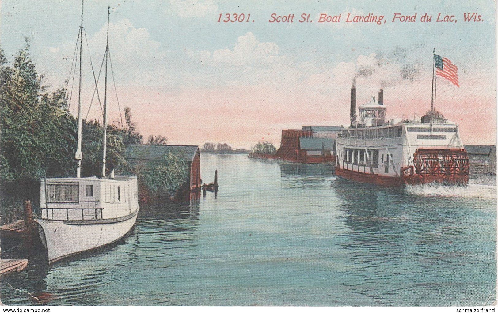 AK Fond Du Lac Scott St. Boat Landing A Oshkosh Appleton Sheboygan Rosendale Wisconsin WI United States USA - Oshkosh