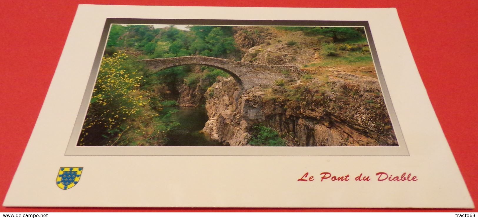 CARTE POSTALE ARDECHE : THUEYTS, LE PONT DU DIABLE,  ETAT VOIR PHOTO  . POUR TOUT RENSEIGNEMENT ME CONTACTER. REGARDEZ M - Autres & Non Classés