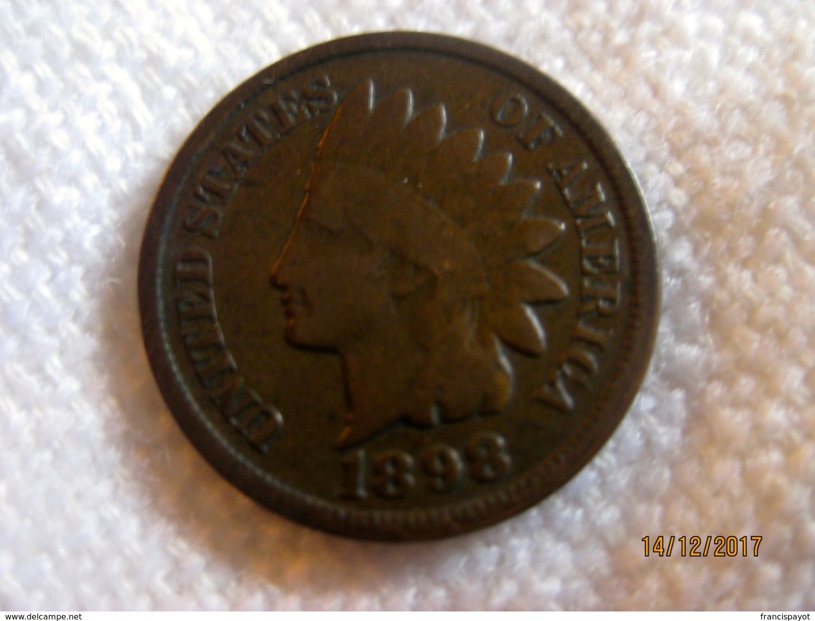 USA 1 Cent 1898 - 1859-1909: Indian Head