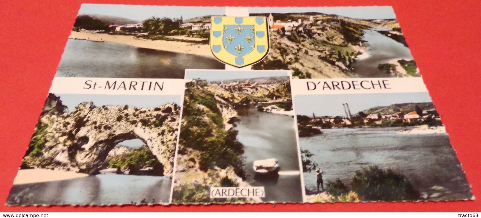 CARTE POSTALE ARDECHE : SAINT MARTIN D'ARDECHE , MULTIVUES ,  ETAT VOIR PHOTO  . POUR TOUT RENSEIGNEMENT ME CONTACTER. - Saint Martin De Valamas