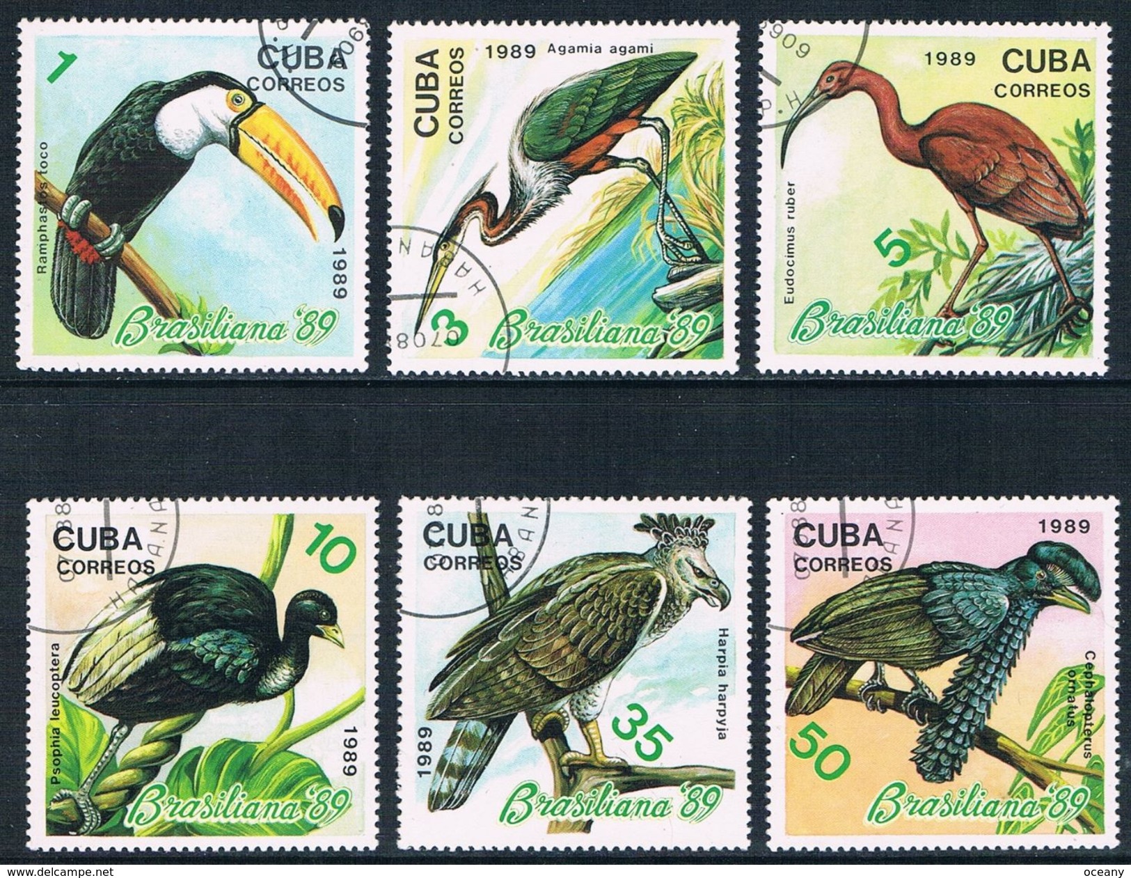 Cuba - Oiseaux 2946/2951 Oblit. - Otros & Sin Clasificación
