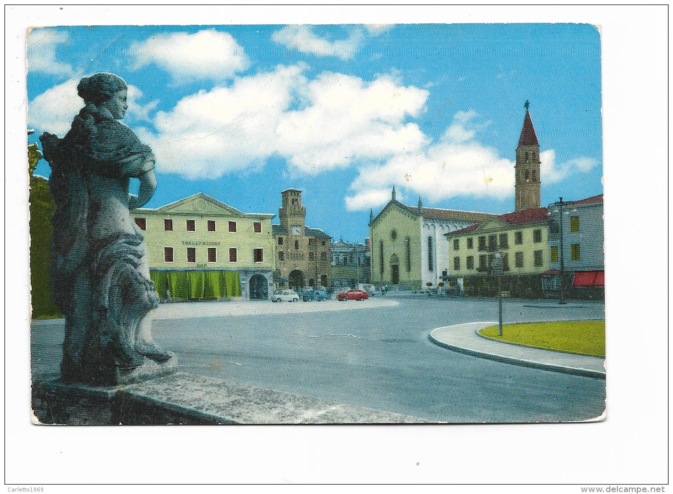 ODERZO - PIAZZA DEL POPOLO  VIAGGIATA FG - Treviso