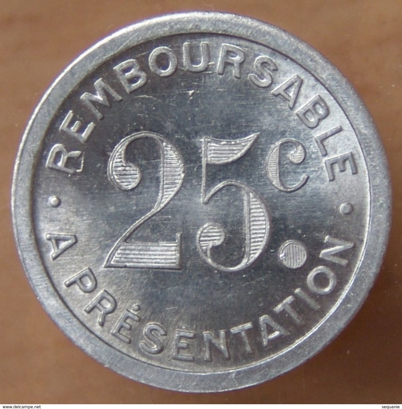 25 Centimes Pharmacie Docteur Ferret ALBI (81) - Monétaires / De Nécessité