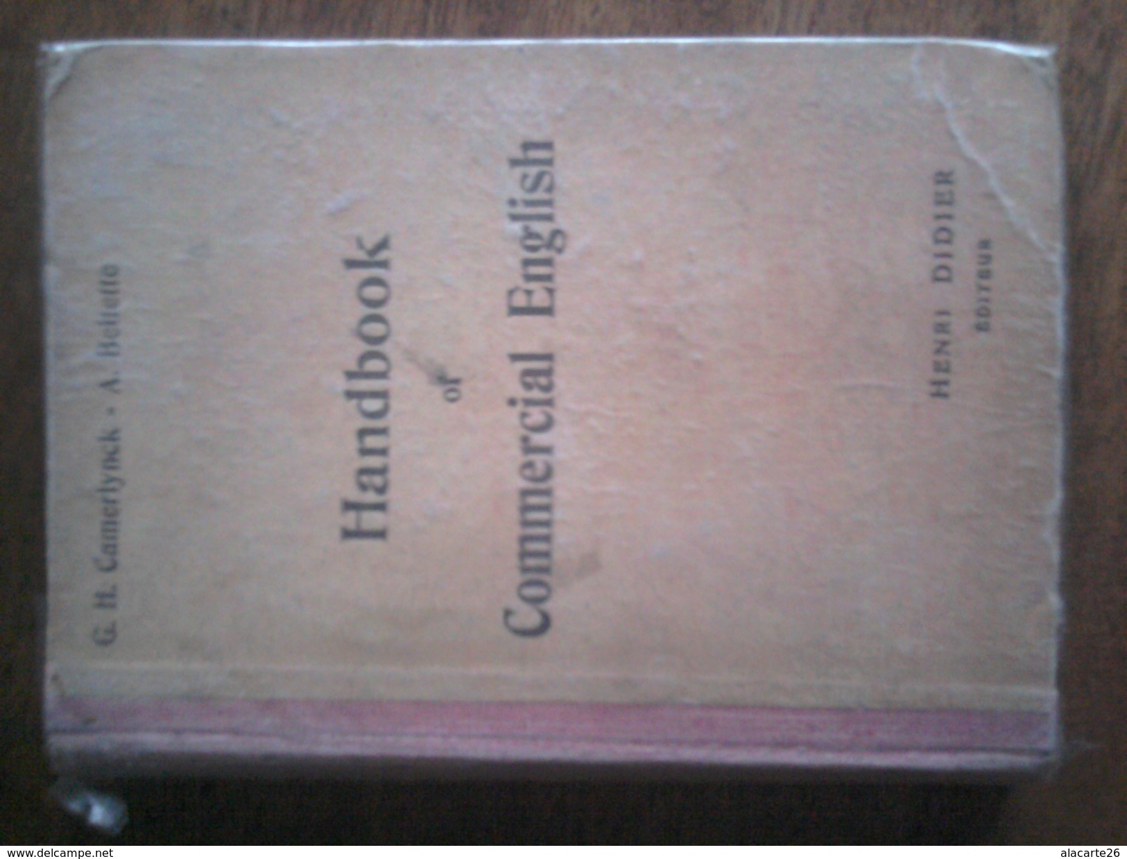 HANDBOOK OF COMMERCIAL ENGLISH - Engelse Taal/Grammatica