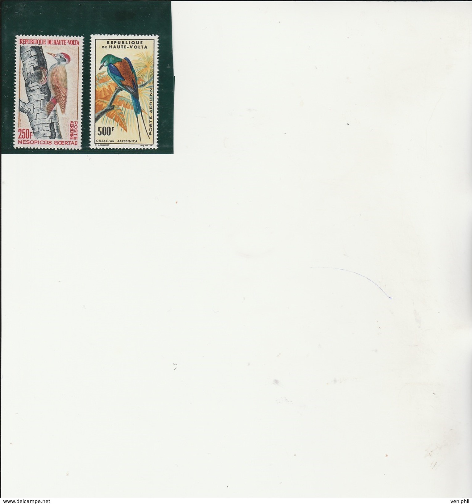 HAUTE VOLTA - POSTE AERIENNE N° 18 + N° 20 NEUF -INFIME CHARNIERE - ANNEE 1965 -COTE : 35,50 € - Upper Volta (1958-1984)