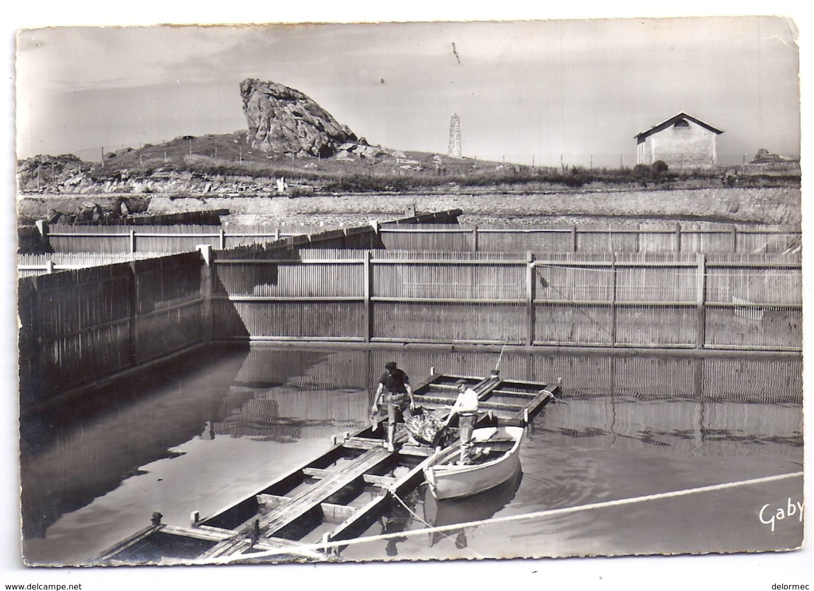 CPSM Photo Landunvez Argenton Presqu' île Le Vivier Finistère 29 Les Viviers Petite Animation Canot éditeur Artaud N°19 - Autres & Non Classés