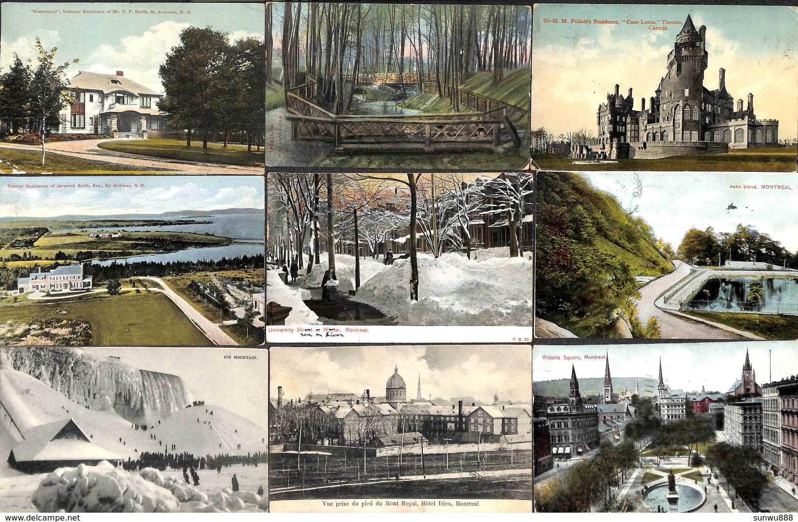 Canada Québec - Lot 39 Cartes...à Découvrir, Voir Scans. - Non Classés