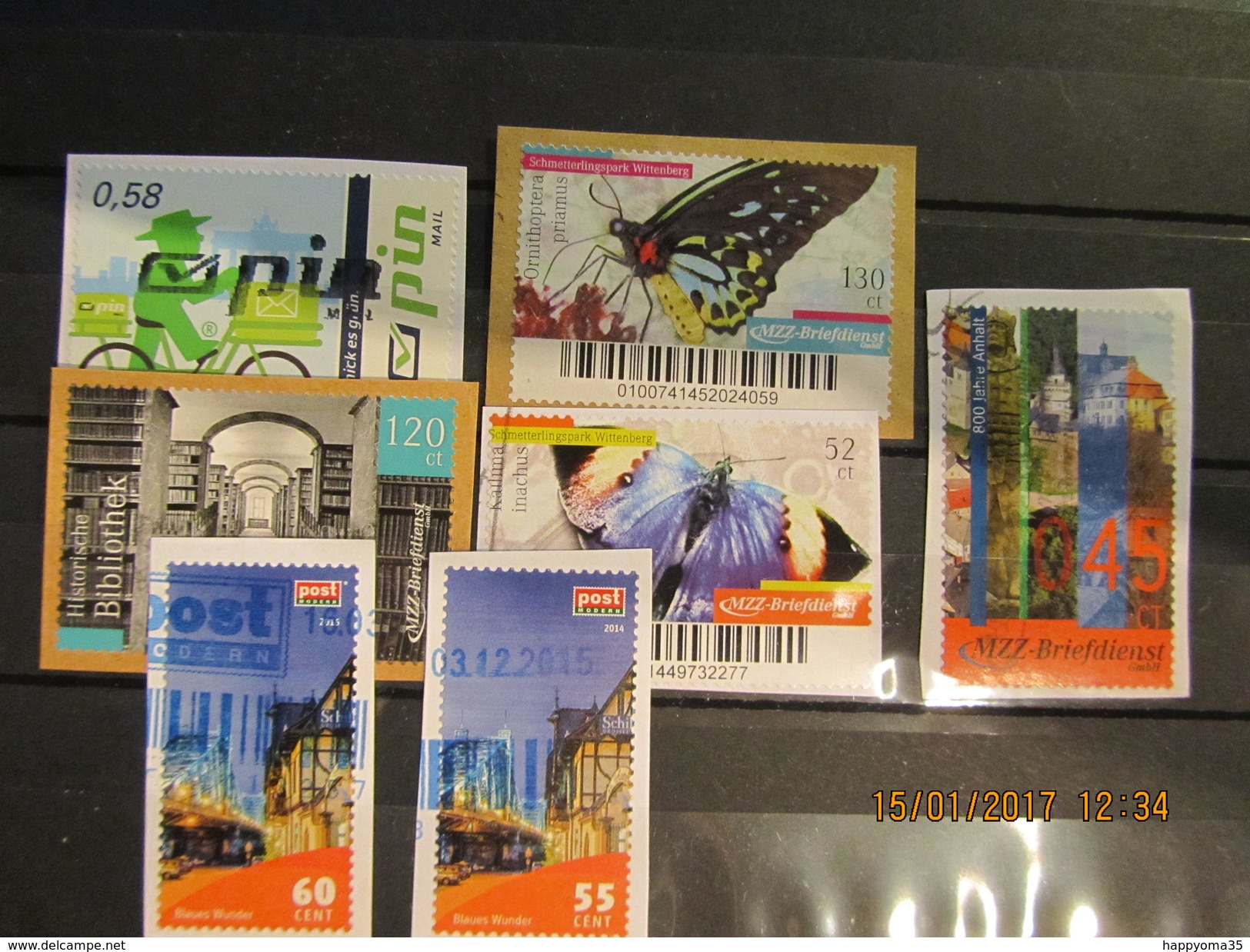 Deutschland  Mix Set Stamps Of Germany Allemagne Small Selection Of Fine Used Stadtpost 268 - Privé- & Lokale Post