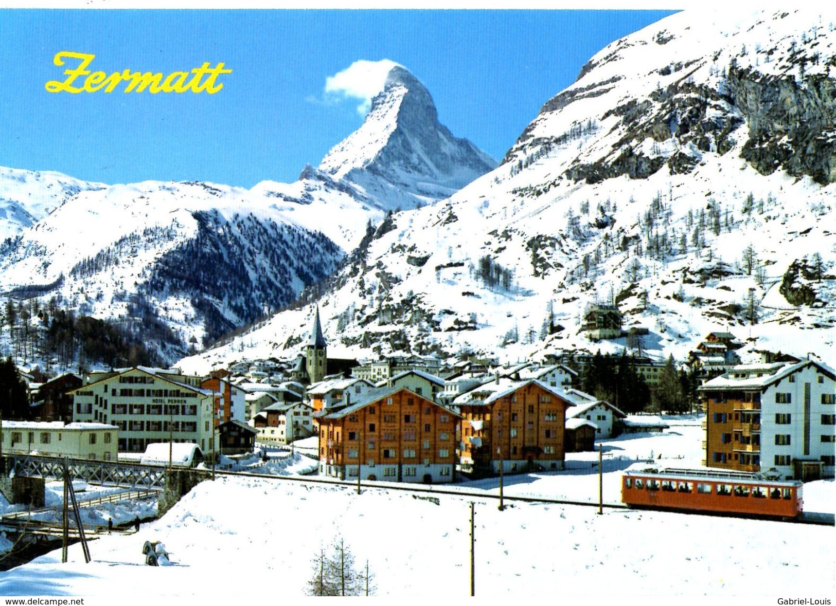 Zermatt - Bahn - Train - Matterhorn - Zermatt