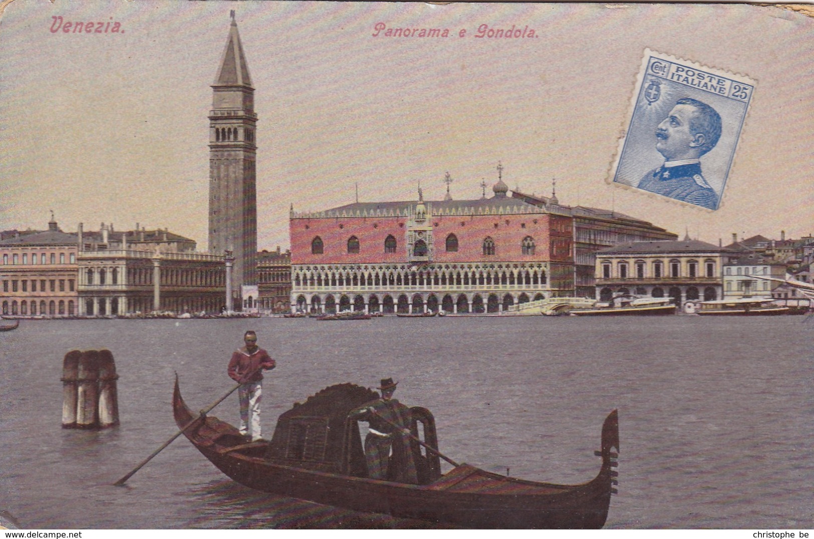 Venezia, Panorama E Gondola (pk40801) - Venezia (Venice)