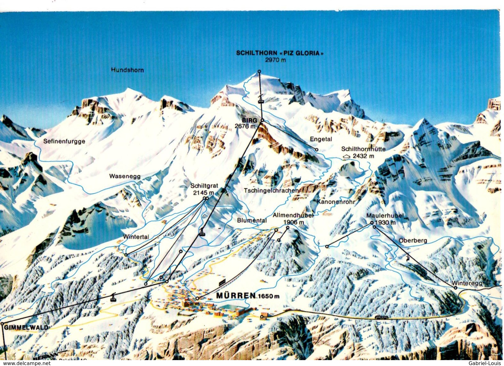 Mürren - Schilthorn - Piz Gloria - Mürren