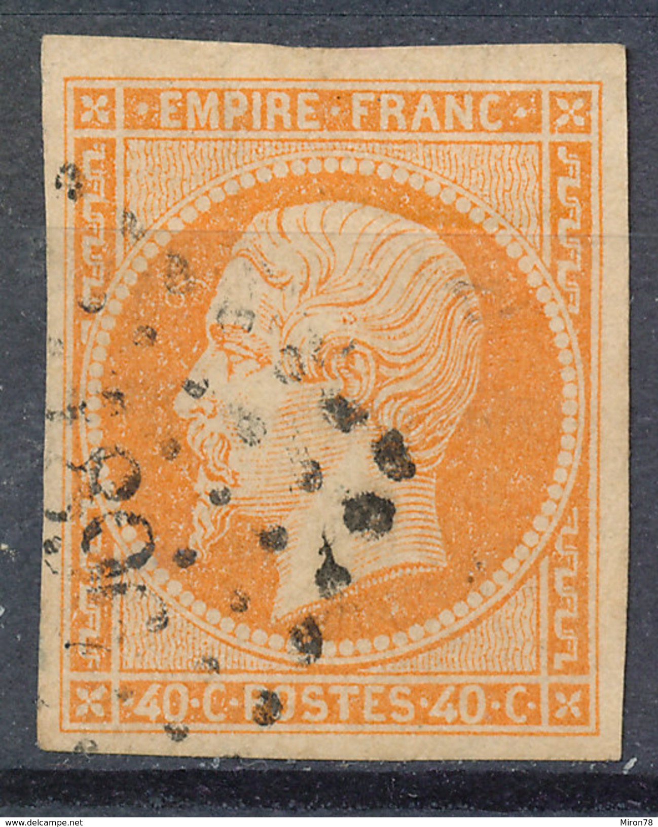 Stamp France Timbre 1853 40c Used Lot#41 - 1852 Louis-Napoléon