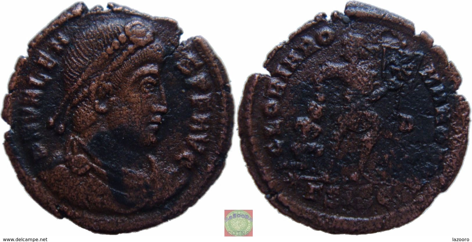 Roman Empire - AE3 Of Valens (364 - 378 AD), GLORIA ROMANORVM - La Fin De L'Empire (363-476)