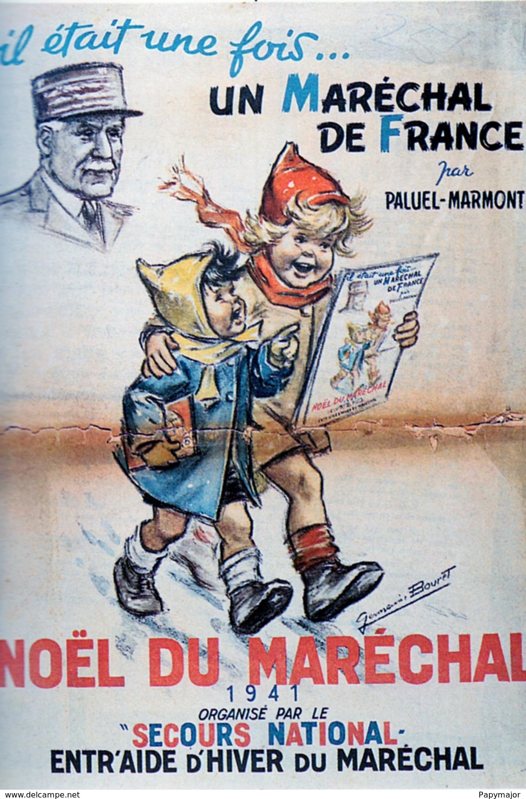 WW2 - Photo Affiche De Vichy - Noël Du Maréchal - 1939-45