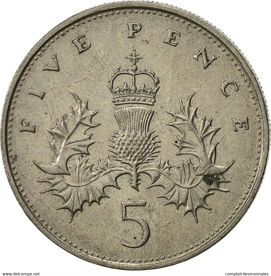 Monnaie, Grande-Bretagne, Elizabeth II, 5 Pence, 1988, TTB, Copper-nickel - 5 Pence & 5 New Pence