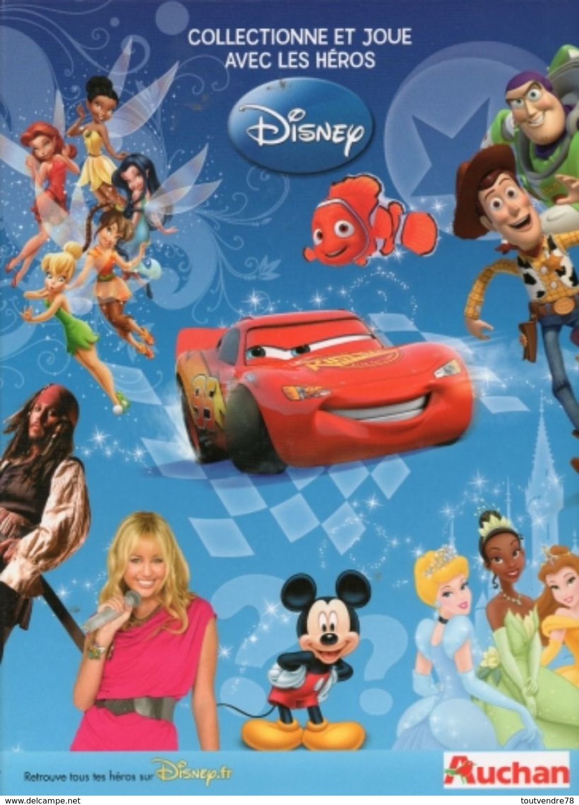 IM336 : Album De Rangement Carte Disney Pixar Auchan 2010 - Disney