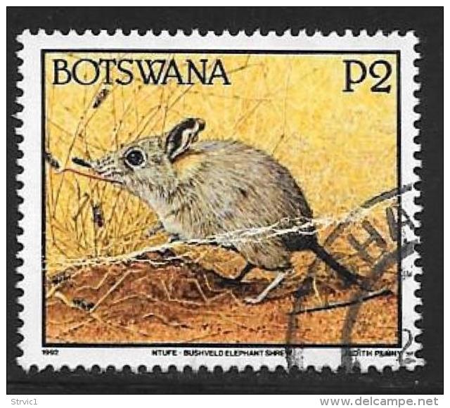 Botswana, Scott # 533 Used Wild Animal, 1992, Crease - Botswana (1966-...)