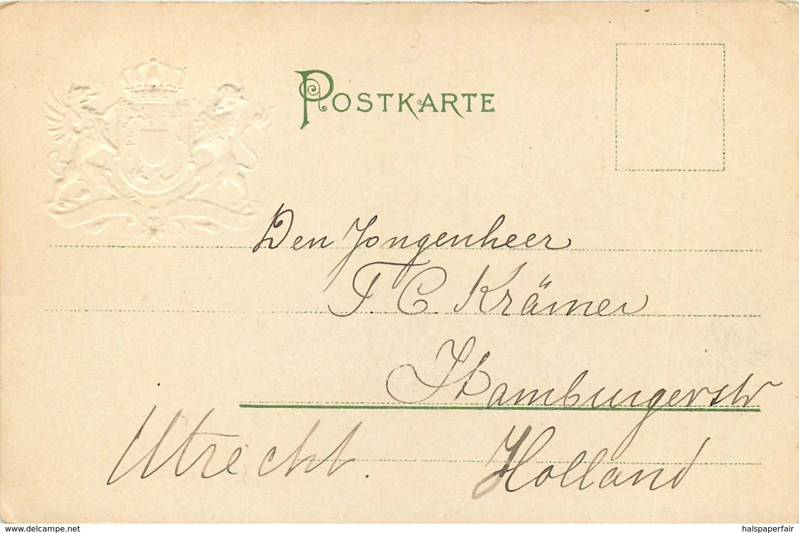 1902 SCHWERIN, SCHLOSSKIRCHE, COAT OF ARMS, GERMANY, VINTAGE POSTCARD - Schwerin