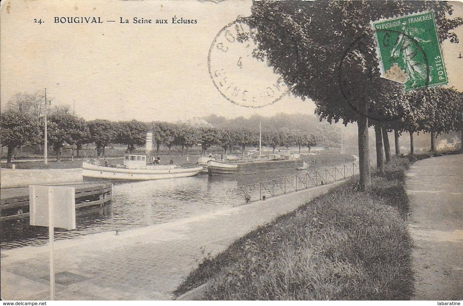 78)  BOUGIVAL  - La Seine Aux Ecluses - Bougival