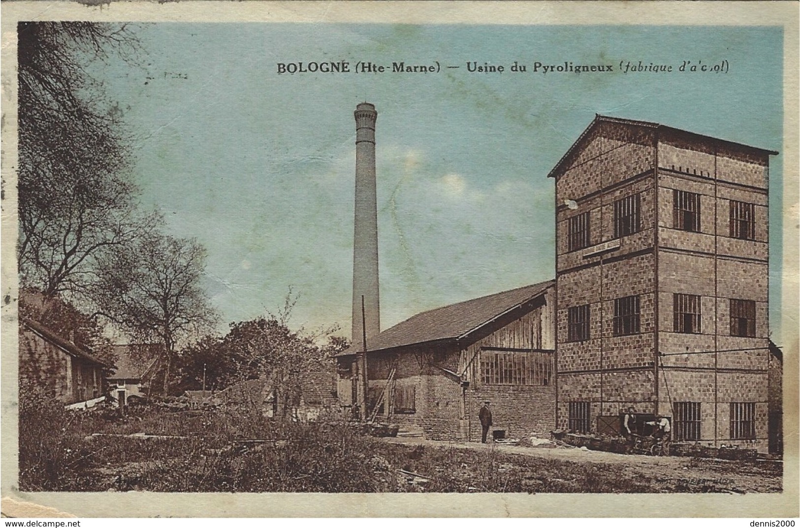 BOLOGNE - Usine Du Pyroligneux  ( Fabrique D'Alcool )- Ed. En Bas à Droite ,illisible - Autres & Non Classés