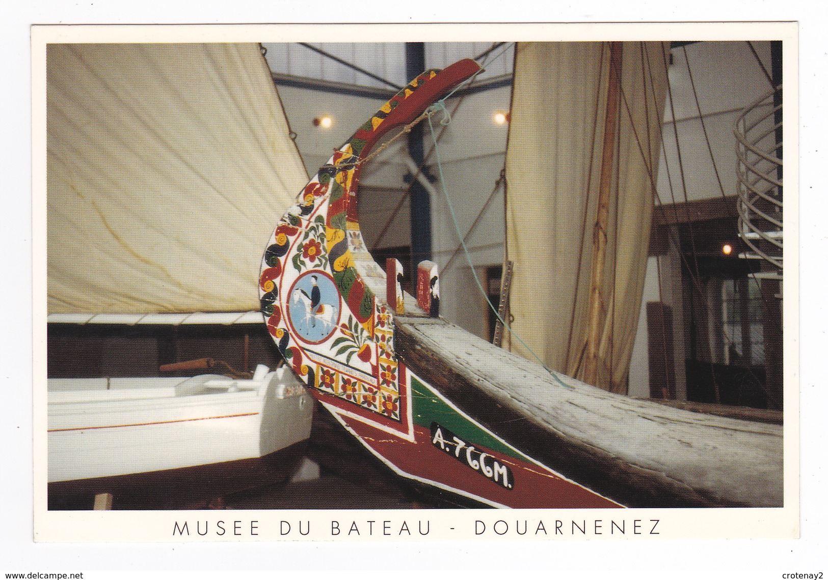 29 Musée Du Bateau Douarnenez Proue Du MOLICEIRO A 766 M Collecté à Aveiro Au Portugal Transportait Algues Et Joncs - Douarnenez