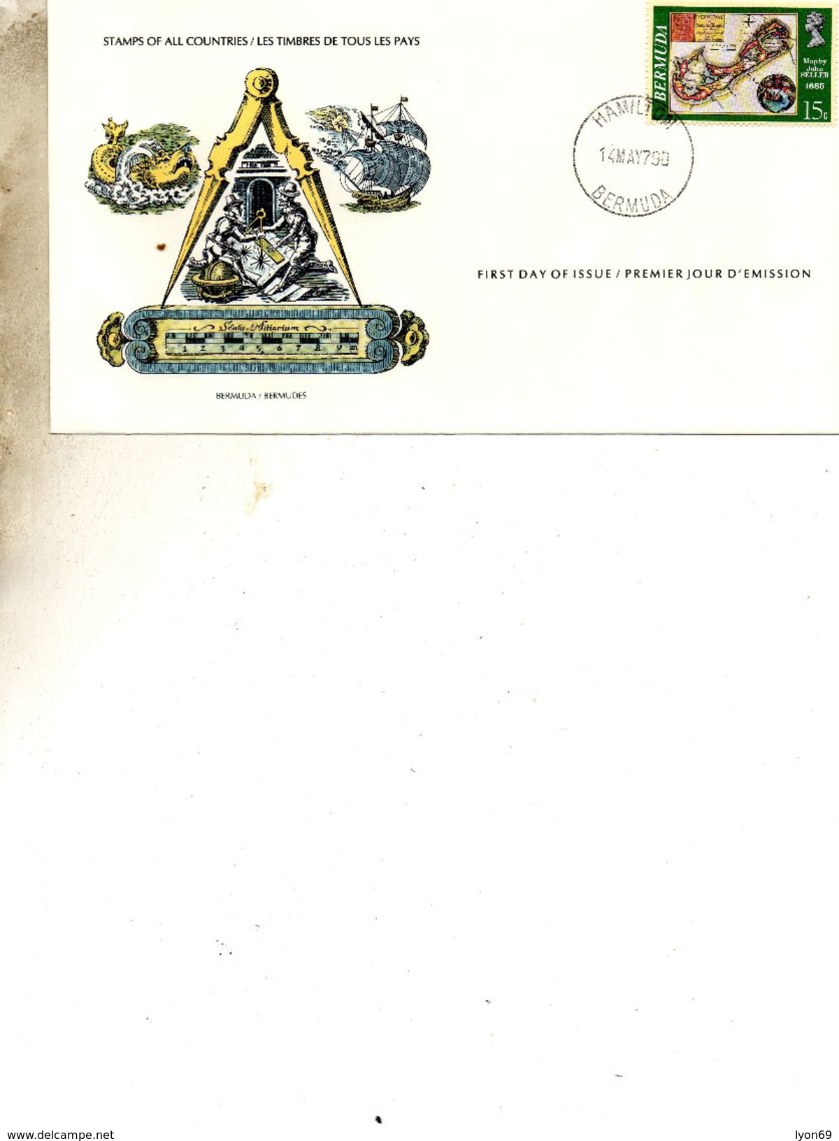 FDC  BERMUDES  CARTE   N° YVERT ET TELLIER 371 - Bermuda