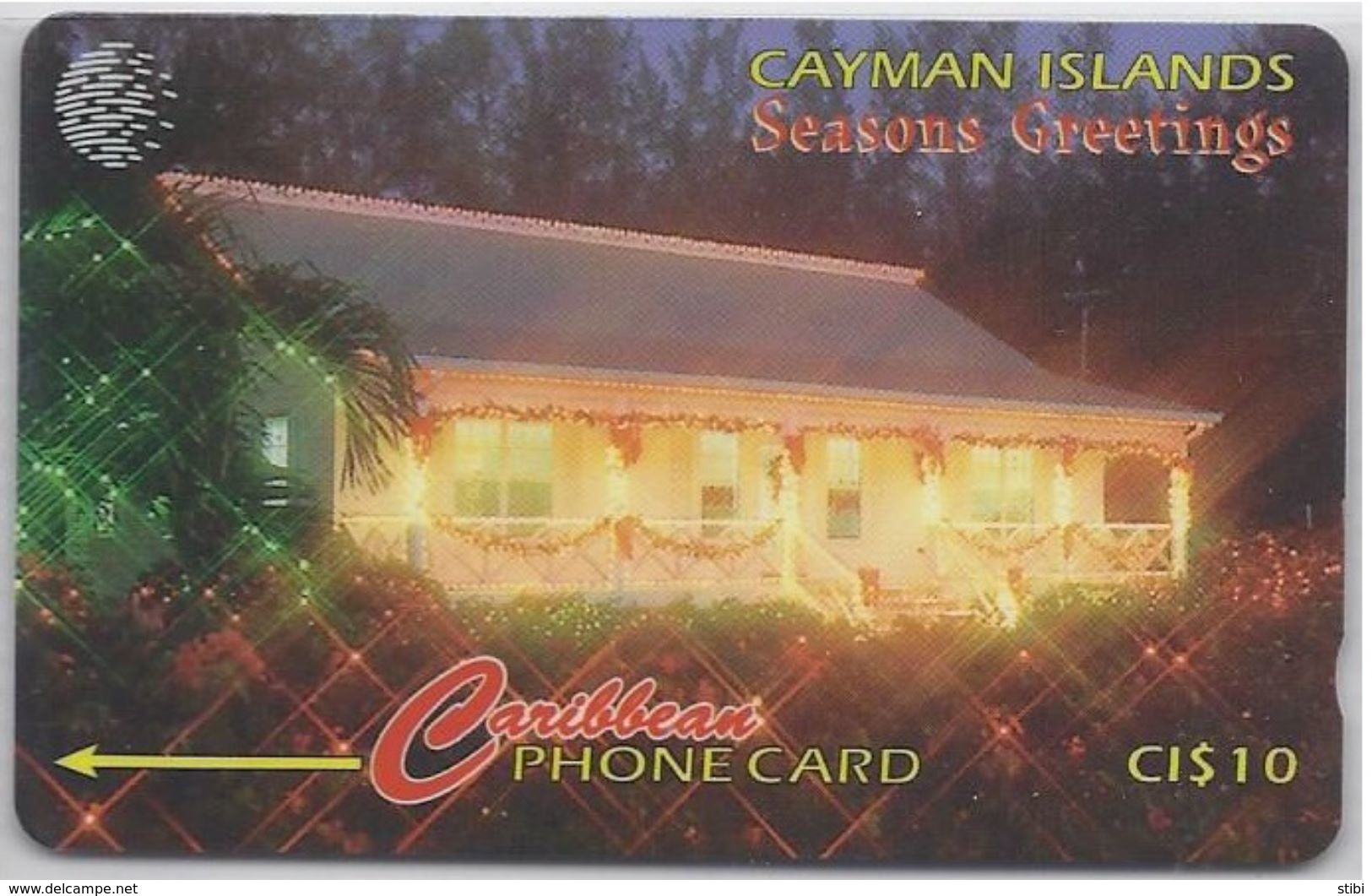 CAYMAN ISLANDS -  SEASON'S GREETINGS - 189CCIA - Kaaimaneilanden