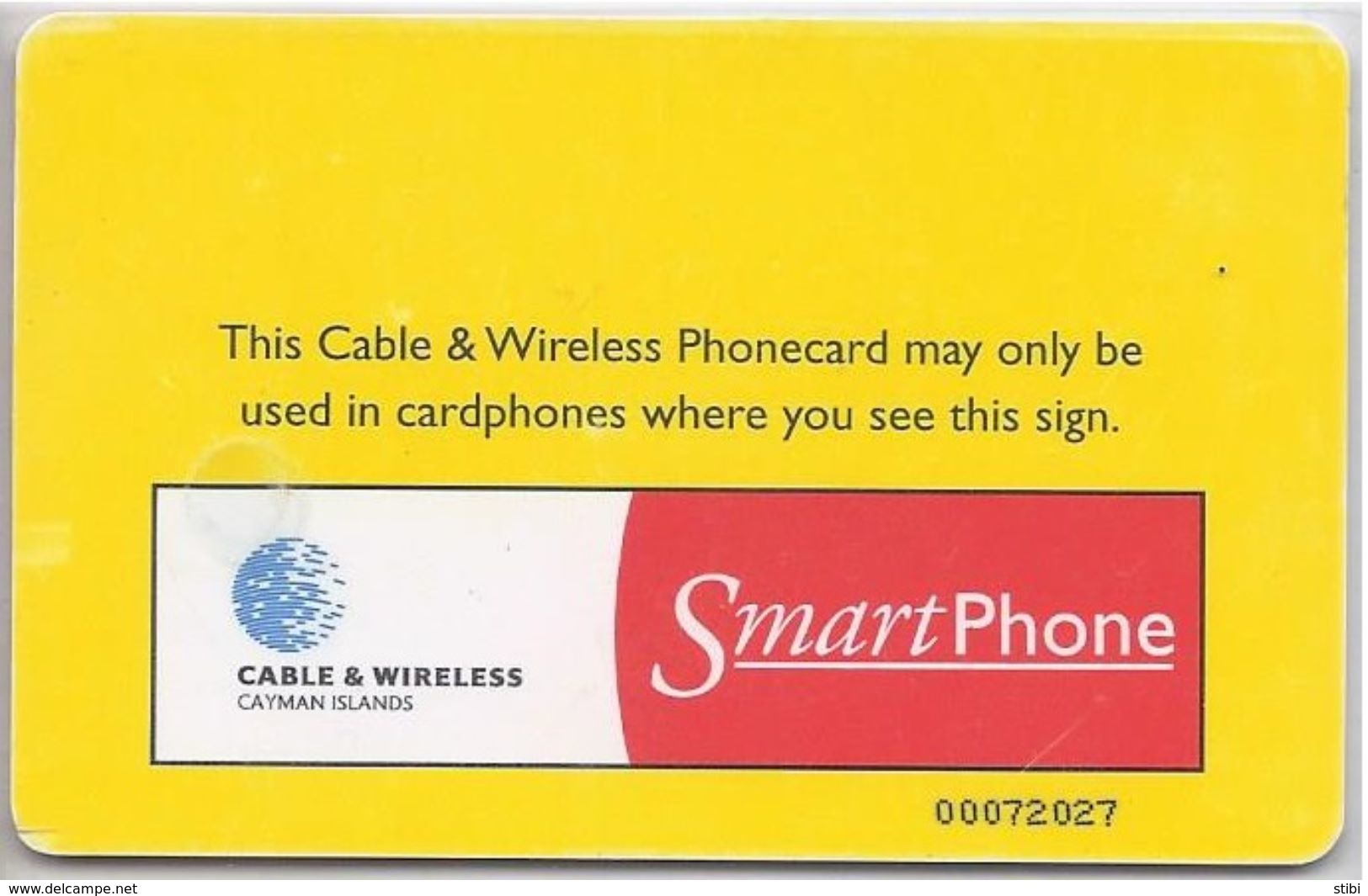 CAYMAN ISLANDS -  SMART PHONE RED - Kaimaninseln (Cayman I.)