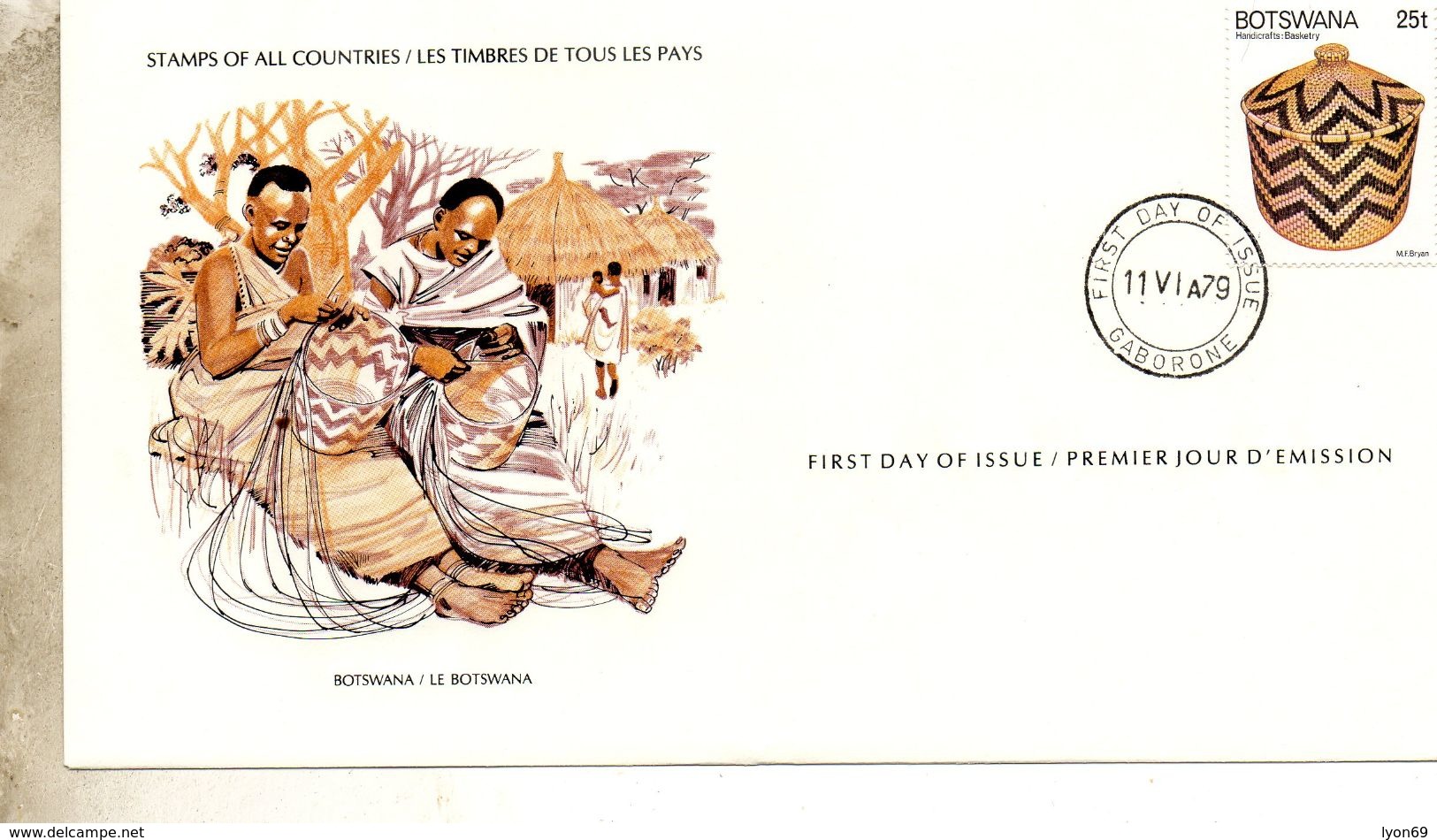 FDC  BOTSWANA  ART  CORNEILLE    N° YVERT ET TELLIER 384 - Botswana (1966-...)