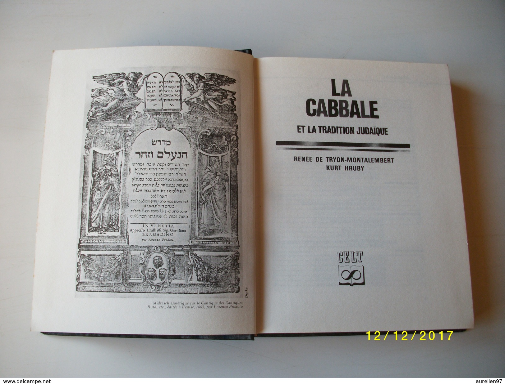 La Cabbale Et La Tradition Judaïque 1974 - Religion