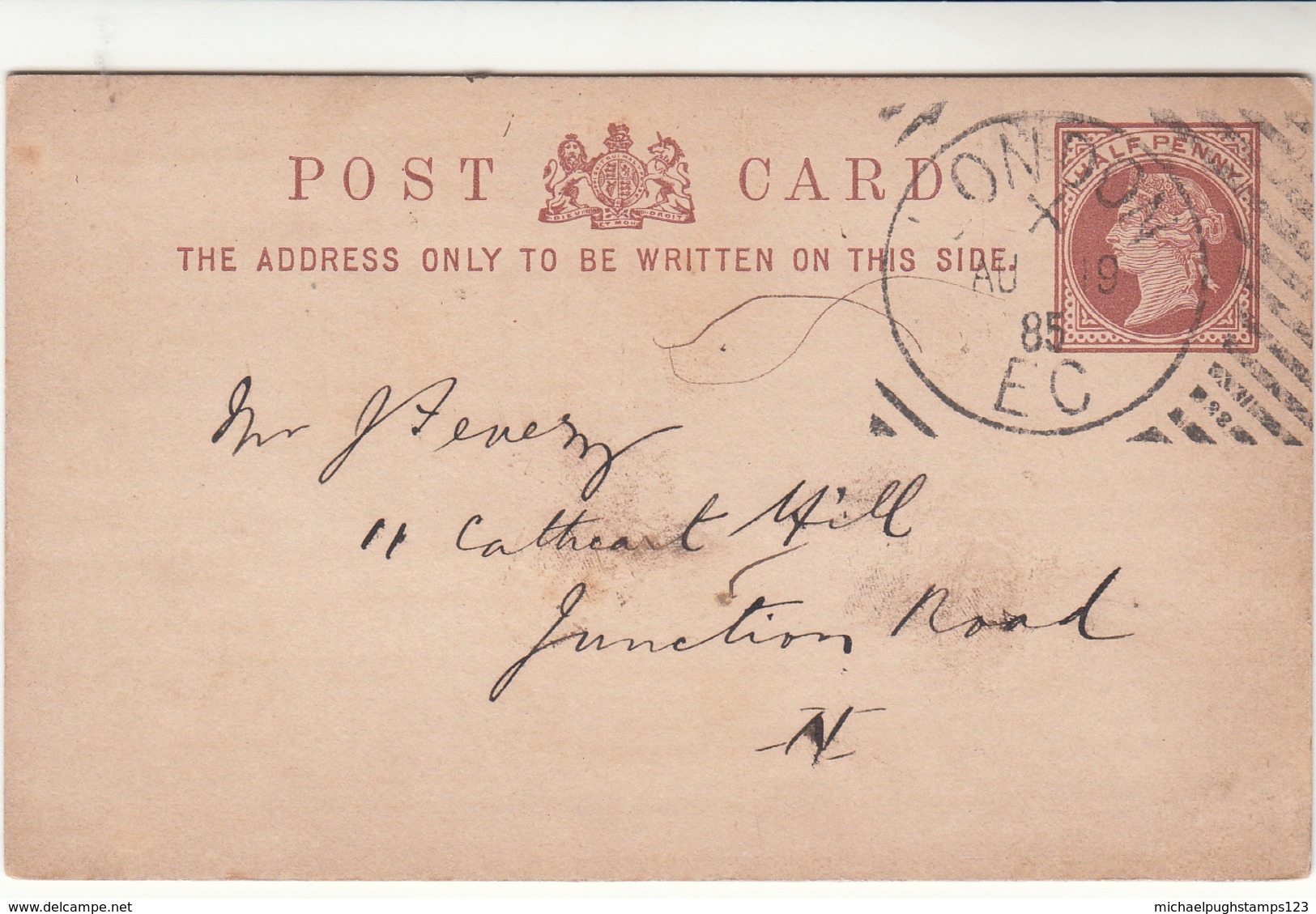 G.B. / Stationery / Hoster Postmarks - Other & Unclassified