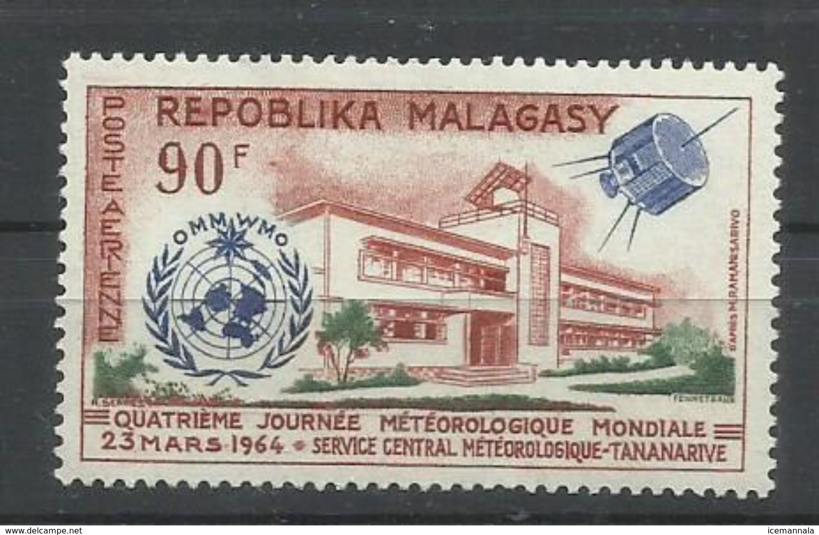 MADAGASCAR YVERT AEREO 95  MNH  ** - Madagascar (1960-...)