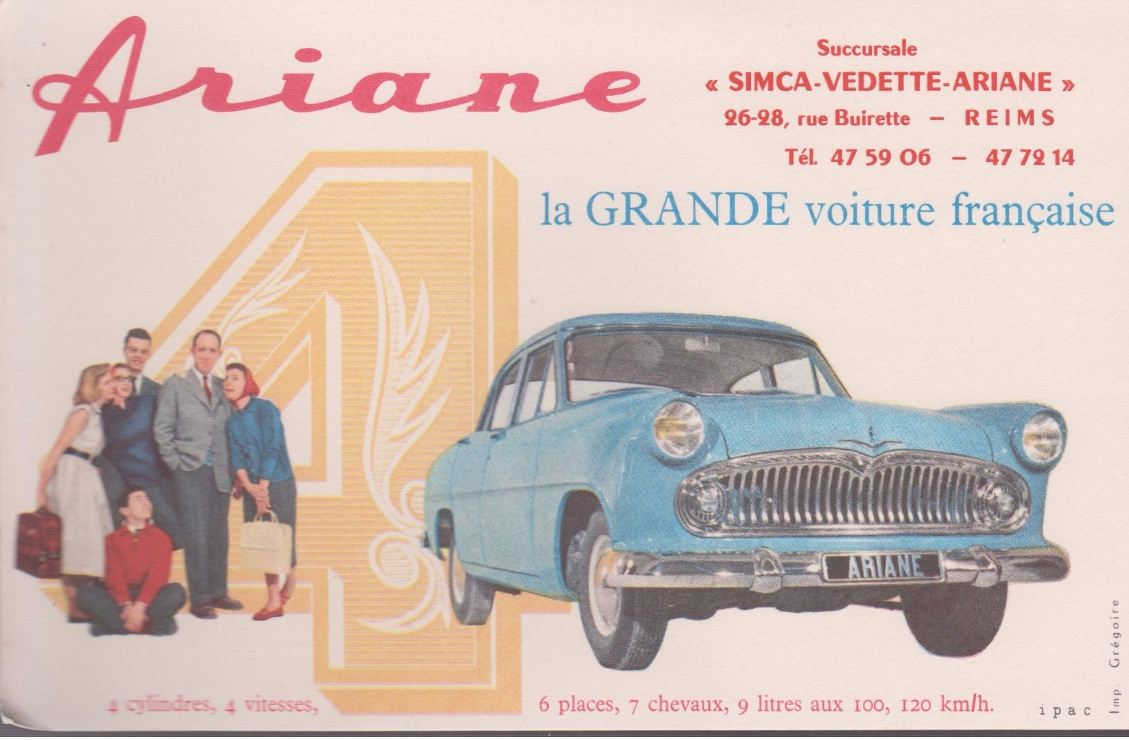 BUVARD "ARIANE" - Automotive