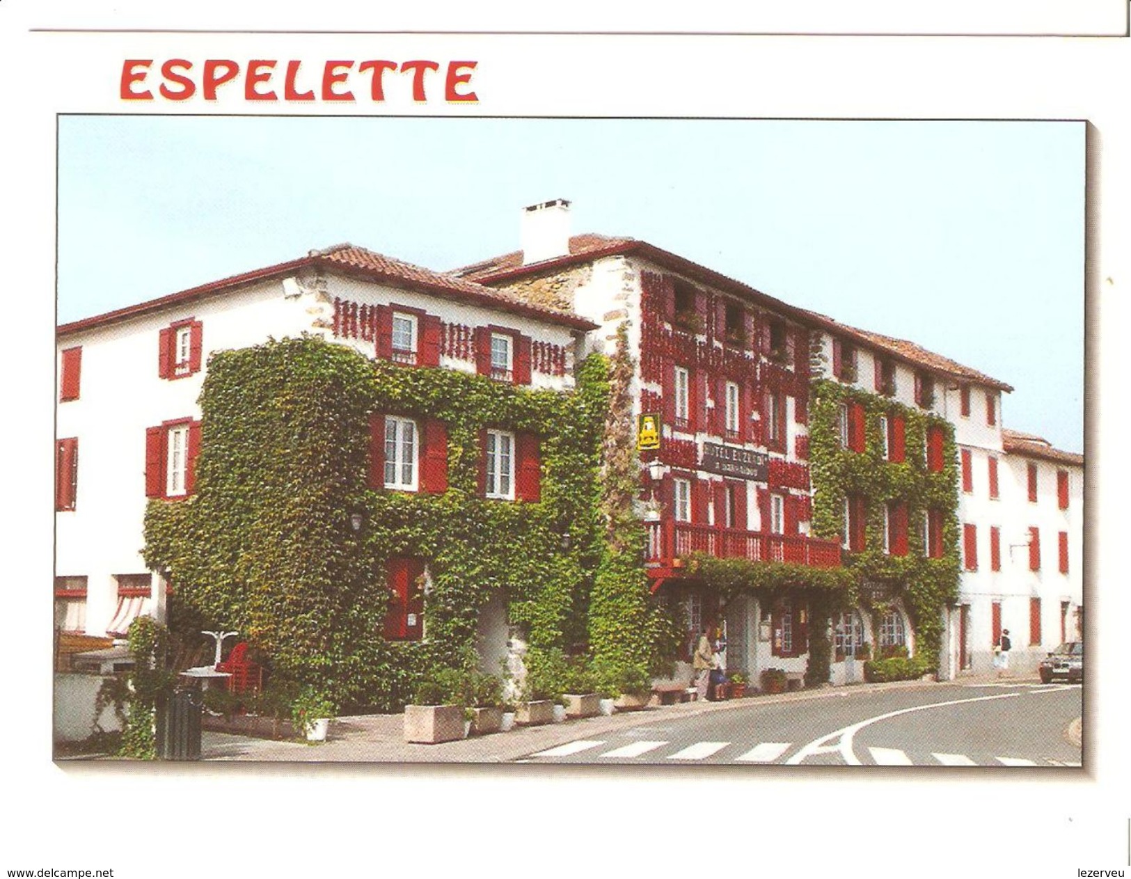 CPM 64 ESPELETTE HOTEL EUZKADI - Espelette