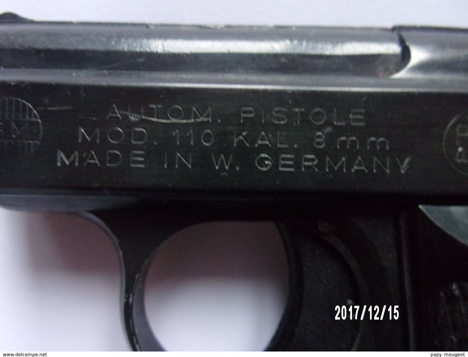 Pistolet D'alarme SM Modèle 110 - Decorative Weapons