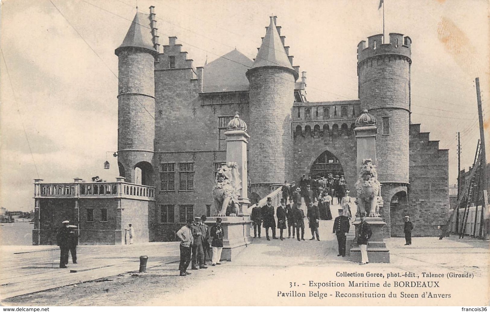 Lot De 6 CPA - Bordeaux (33) - Exposition Maritime 1907 - Le Pavillon Belge - Belgique - Bon état - Bordeaux