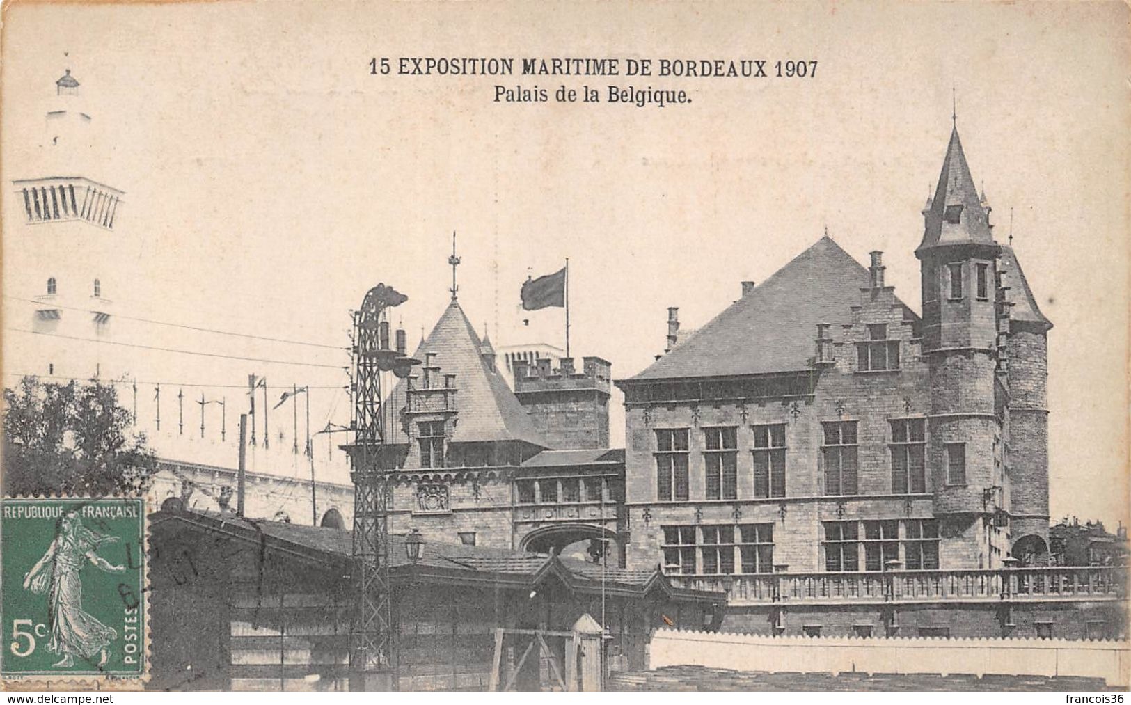 Lot De 6 CPA - Bordeaux (33) - Exposition Maritime 1907 - Le Pavillon Belge - Belgique - Bon état - Bordeaux