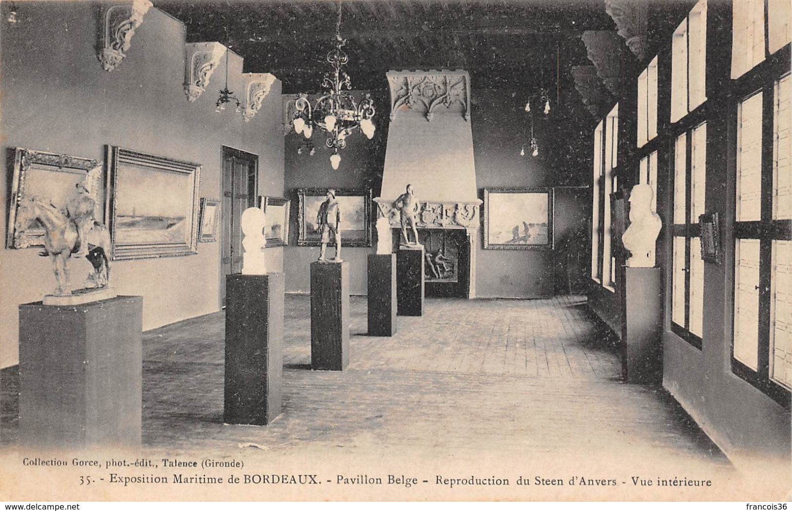 Lot De 6 CPA - Bordeaux (33) - Exposition Maritime 1907 - Le Pavillon Belge - Belgique - Bon état - Bordeaux