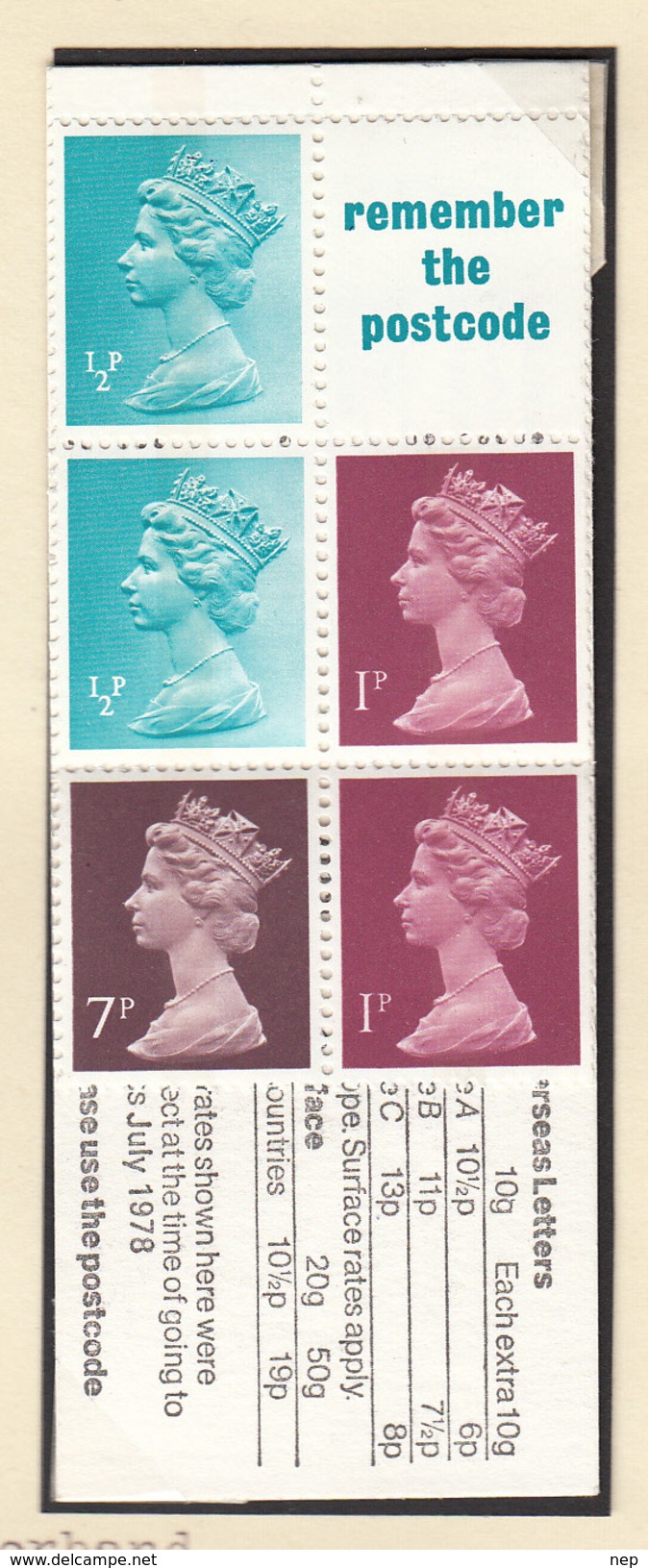 GROOT-BRITTANNIË - Michel - 1971/75 - Nr 561C + 562C + 667C ( H-Blatt 82) - MNH** - Carnets