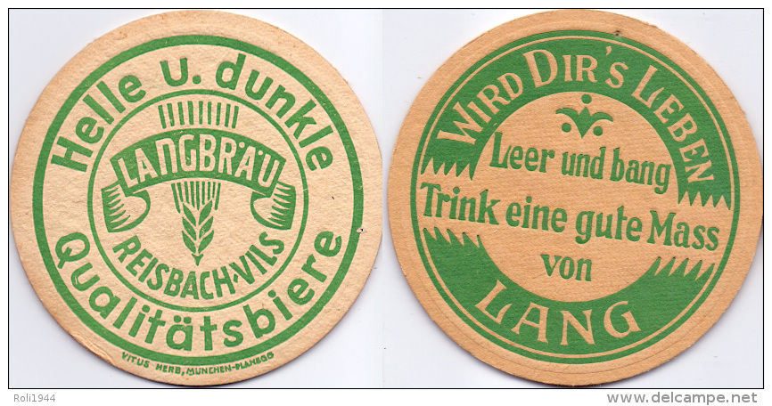 #D179-291 Viltje Langbräu Reisbach - Sous-bocks