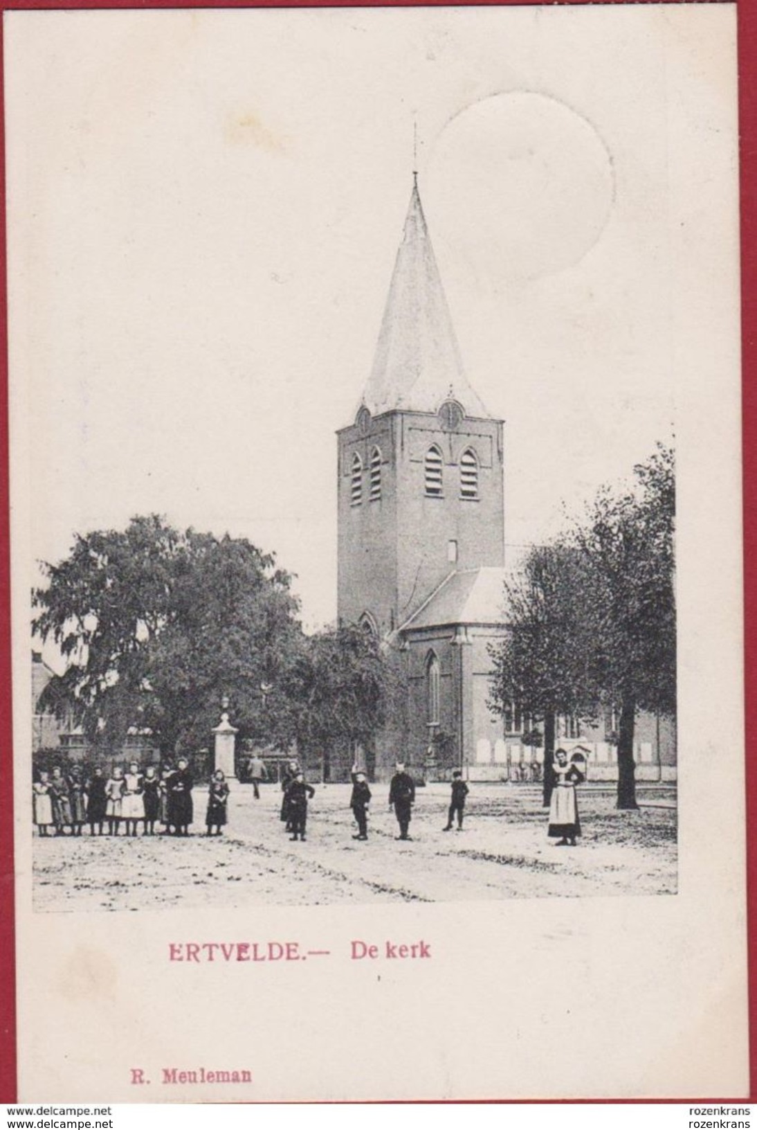 Ertvelde De Kerk Geanimeerd Evergem Oost-Vlaanderen - Evergem