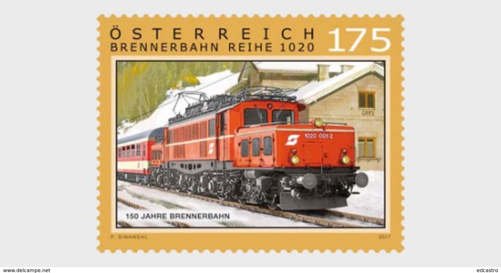 AUSTRIA 2017 150 Years Of The Brenner Railway - Ungebraucht