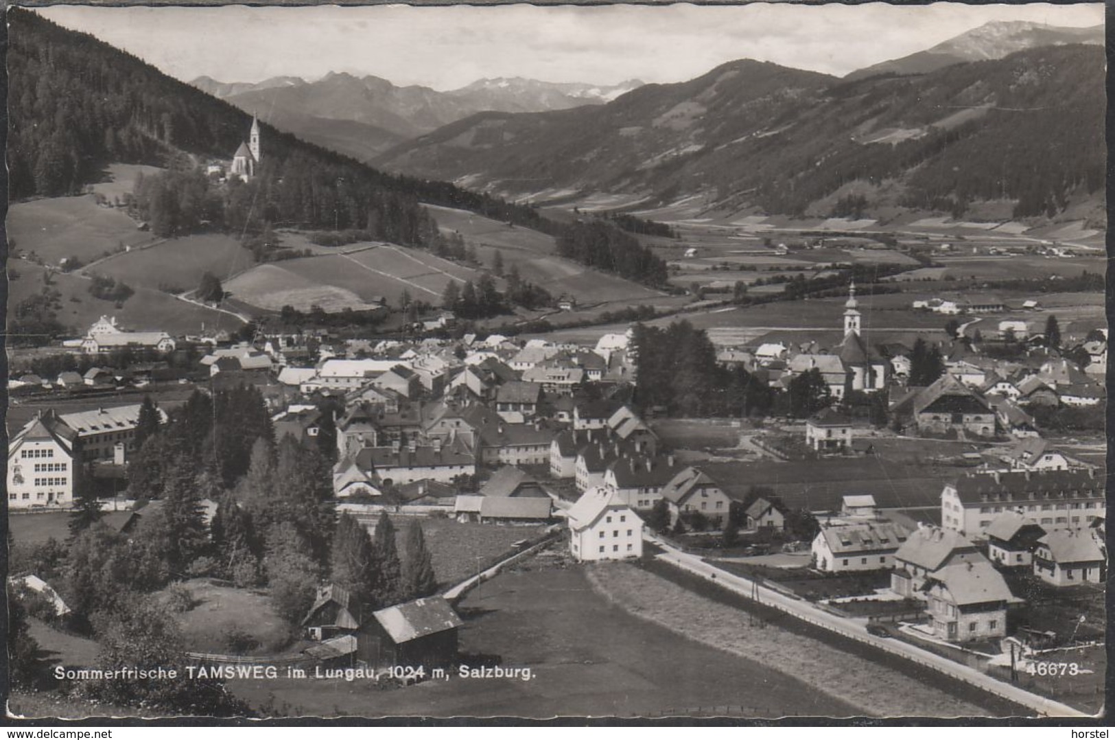 Austria - 5580 Tamsweg Im Lungau  - Alte Stadtansicht (1963) - Tamsweg