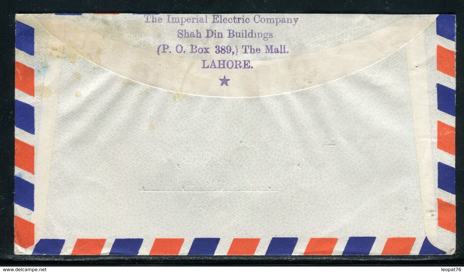 Pakistan - Enveloppe Commerciale De Lahore Pour La France En 1954 - Ref D287 - Pakistan