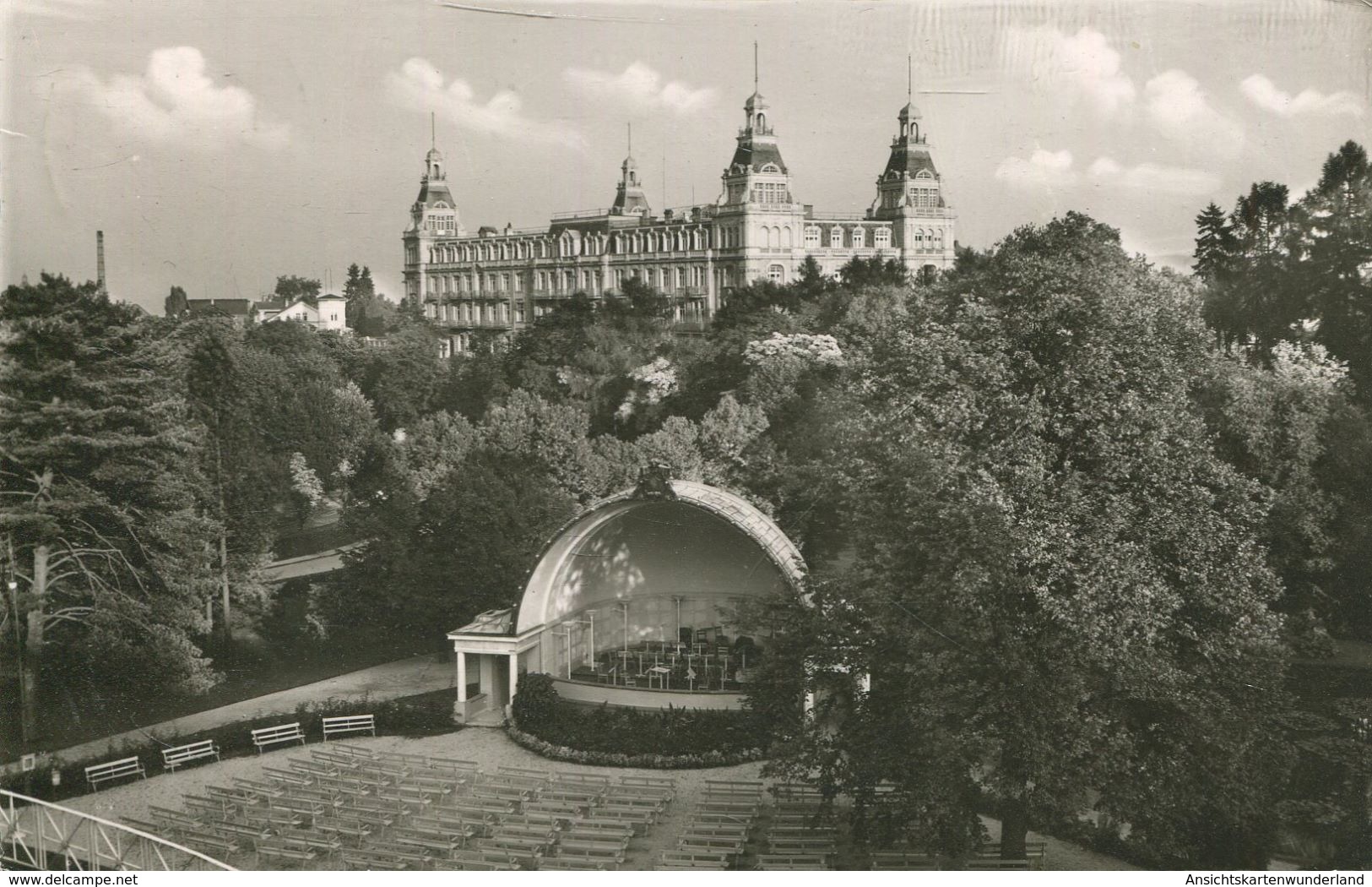 Bad Wildungen - Blick Vom Kurparkauf Den Fürstenhof 1962 (002459) - Bad Wildungen