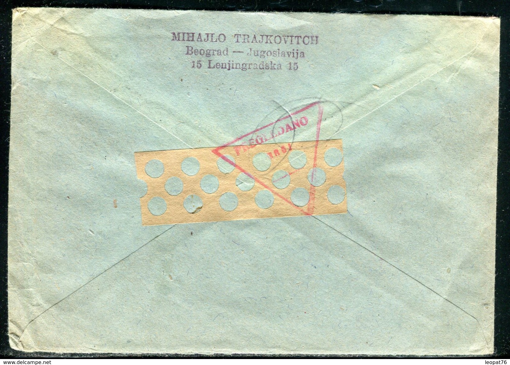 Yougoslavie - Enveloppe Pour La France En 1952 - Ref D308 - Lettres & Documents