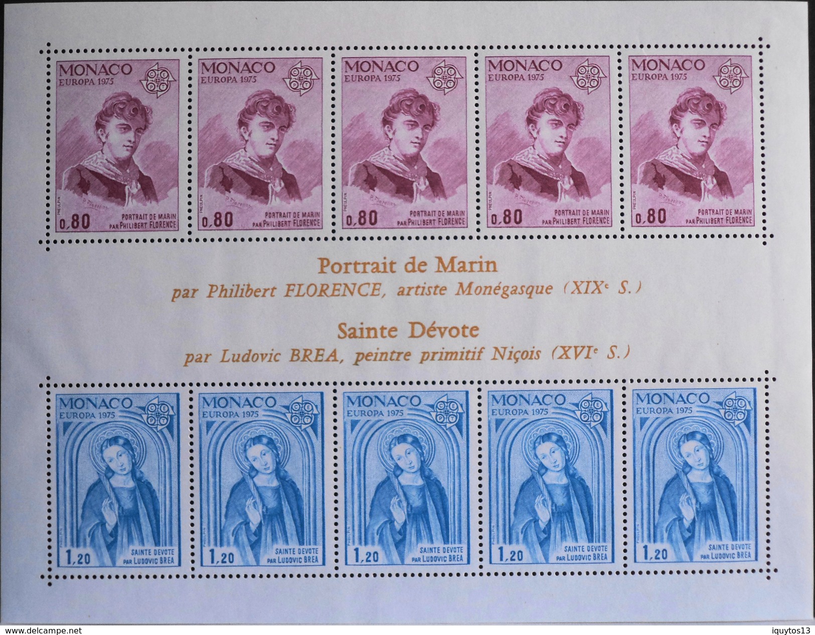 EUROPA ANNEE COMPLETE 1975 - ( Avec Le Bloc Monaco N° 10 ) 50 VALEURS TIMBRES NEUFS**qualité Irréprochable - Superbe - Volledig Jaar