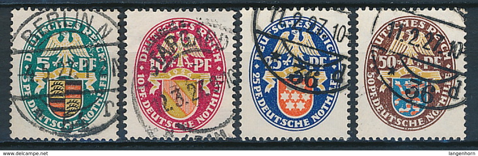 D. Reich Nr. 398-401 ~ Michel 160,-- Euro - Oblitérés